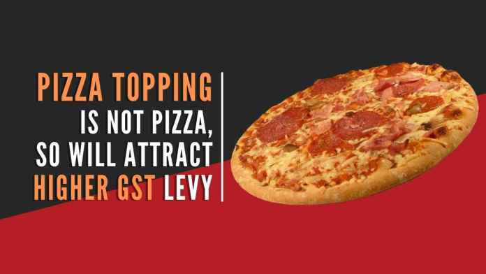Pizza topping is not pizza, so will attrac Pizza toppings are sold as a type of ‘cheese topping’ but contain vegetable fat in substantial portions, the Haryana AAAR said