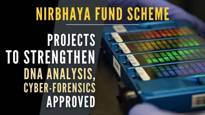 Nirbhaya Fund Scheme (1) A state-of-the-art DNA analysis laboratory has also been set up by MHA in the Central Forensic Sciences Laboratory, Chandigarh