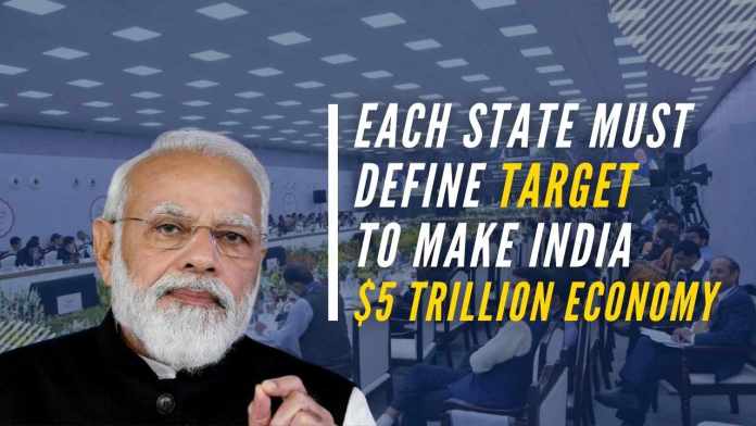 PM Modi each state must define target to make India $5 trillion economy The action points and fresh ideas discussed at the conference must be implemented without delay, PM Modi said