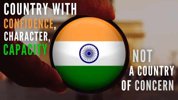 India India must be understood and appreciated for what it stands for rather than a designation like CPC unless the last C stands for Confidence, Character, and Capacity of India in the global context
