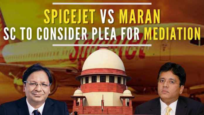 SpiceJet & Maran Dispute On Nov 7, 2020, the apex court stayed the Delhi High Court order asking SpiceJet to deposit around Rs 243 crore as interest in connection with the share transfer dispute