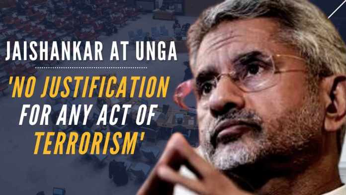 Jaishankar at UNGA (2) Speaking at the 77th UN General Assembly on the Russia-Ukraine war, EAM S Jaishankar said that India is on the side of peace and will remain firmly there