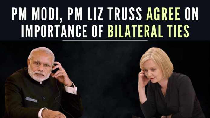 Liz Truss, PM Modi agree on importance of bilateral ties over phone call PM Modi and UK PM Liz Truss agreed on the ‘vital importance’ of bilateral ties in a phone call on Saturday