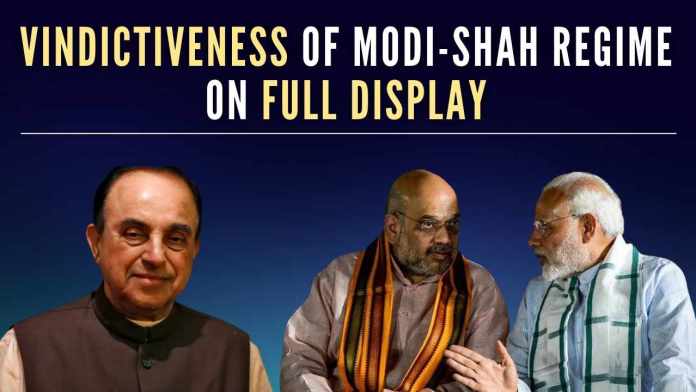 Vindictiveness of the Modi-Shah regime on full display Even a cursory glance will prove that the Duo have no intention of providing proper security to the man who made them the rulers of India