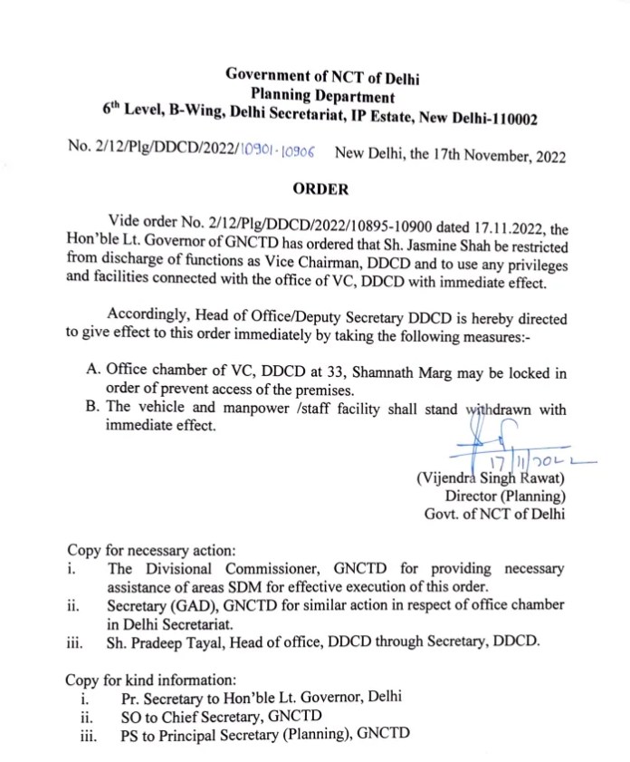 The order of the LG