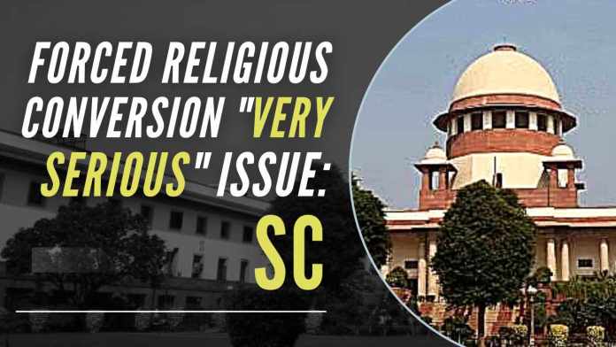 Forced religious conversion very serious (1) The top court said there is freedom of religion, but no freedom on forced conversion