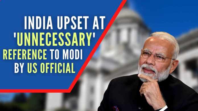 India upset at 'unnecessary' reference to Modi by US official Is the only way to counter untruths of USCIRF a formation of a similar IRF by India and name and shame others?
