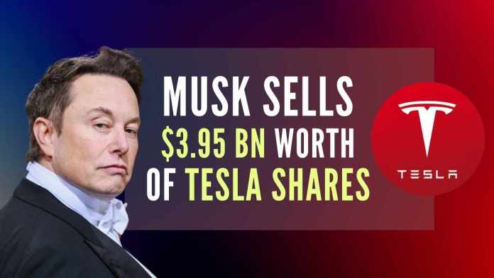 Musk sells $3.95 bn worth of Tesla shares For the Twitter deal, Musk pledged to provide $46.5 billion in equity and debt financing, which covered the $44 billion deal and closing costs