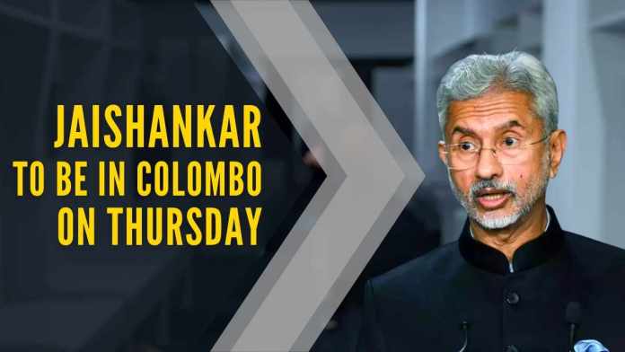 MEA S Jaishankar to be in Colombo on Thursday India to suggest ways and means for Sri Lanka to restructure its debt, and privatize?