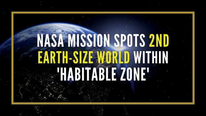 NASA mission spots 2nd Earth-size world within 'habitable zone' of its star (1) Scientists from NASA announced Tuesday that they discovered an Earth-size planet orbiting its star's habitable zone