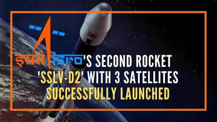 ISRO's second rocket 'SSLV-D2' with three satellites successfully launched ISRO is now capable of offering launches on demand, where the rocket can be assembled, tested and launched in a week's time