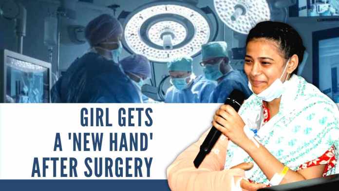 Limb Transplant Surgery The girl, Samiya Mansuri hails from Bharuch in south Gujarat and was born with anomalies like hand and finger deformities