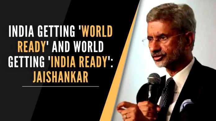India getting 'world ready' and world getting 'India ready' Jaishankar The newly renovated Golden Haveli in Chandni Chowk was opened by Jaishankar