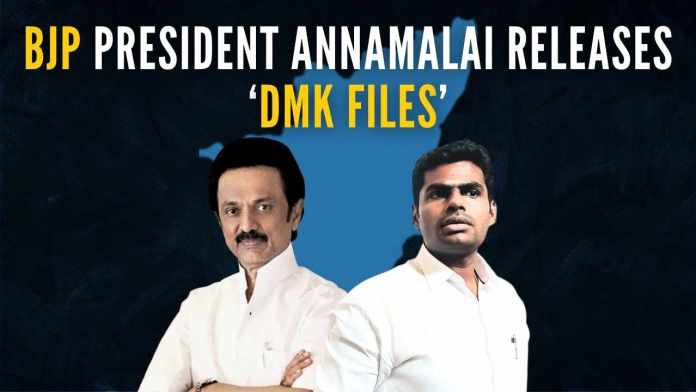 BJP President Annamalai releases ‘DMK Files’ Annamalai said that DMK has become a money laundering company and that he would expose all the DMK leaders