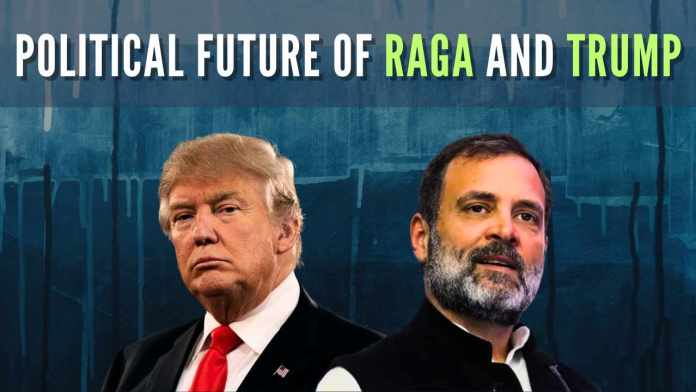 Political Future of Rahul Gandhi, former Member of Parliament, and Donald Trump, former President While RaGa and Trump may not be above the law, their wealth and political influence will remain for the near future