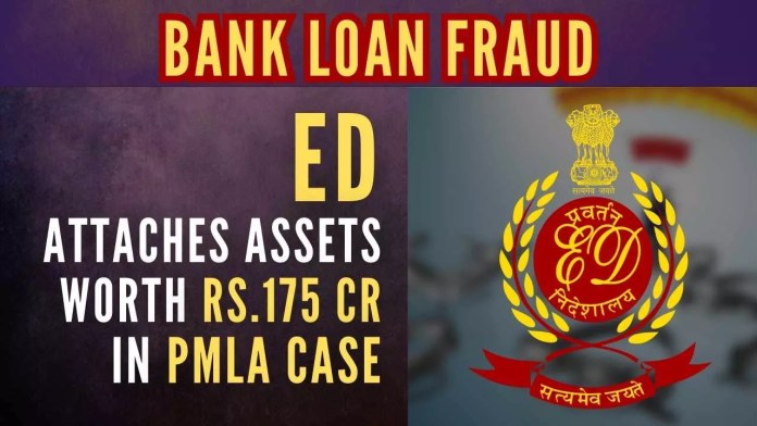 Bank loan fraud ED attaches assets worth Rs 175cr in PMLA case ED initiated a PMLA investigation based on an FIR registered by Pune police against Vinay Aranha of Rosary Education Group and others for loan fraud