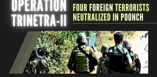 Operation Trinetra-II: Four foreign terrorists neutralized in Poonch In the last 48 hours, two major operations have taken place in Poonch