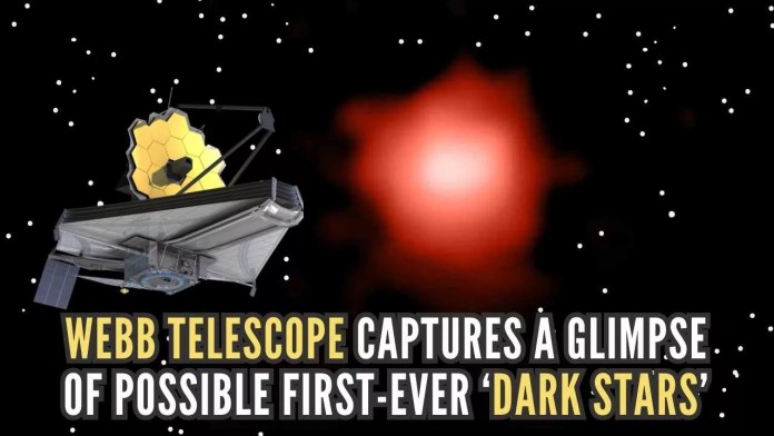 Webb Telescope captures a glimpse of possible first-ever ‘dark stars’ Stars powered with dark matter still need proving but could reveal clues about the nature of one of the universe's great mysteries