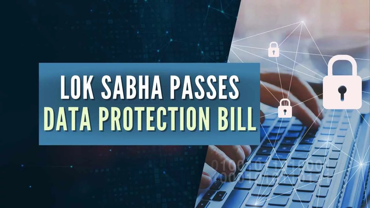 Once the Digital Personal Data Protection bill was passed after an hour-long discussion in the House, the Congress-led Opposition staged a walkout
