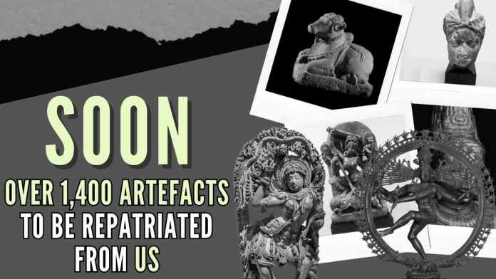 US to Return Over 1,400 Artefacts to India India to expect antiquities as US offers over 1,400 artefacts for repatriation