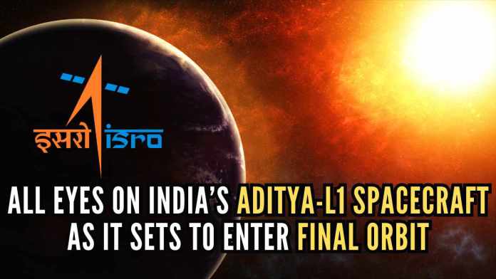 All eyes on India’s Aditya-L1 spacecraft as it sets to enter final orbit Aditya-L1 will be placed in a halo orbit around Lagrange point 1 (L1) of the Sun-Earth system, about 1.5 million km from Earth