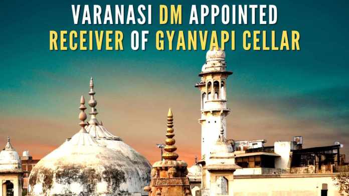 Varanasi DM appointed receiver of Gyanvapi cellar The district magistrate of Varanasi has been directed to keep the disputed property safe under his custody and ensure that no change was made in it. Jan 25 has been fixed as the next date for hearing