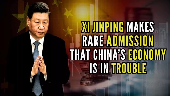 Xi Jinping makes rare admission that China’s economy is in trouble This is the first time that Xi has mentioned China’s economic challenges