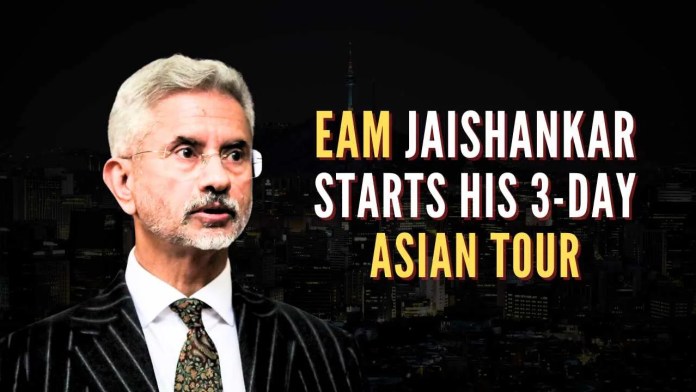 EAM Jaishankar starts his 3-day Asian tour Strategic partnership between the two countries has expanded to diverse areas of cooperation, which include trade, investments, defence, education, S&T, culture