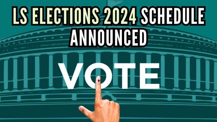 Lok Sabha Elections 2024 schedule announced The poll date announcement comes a day after two new election commissioners took charge on Friday