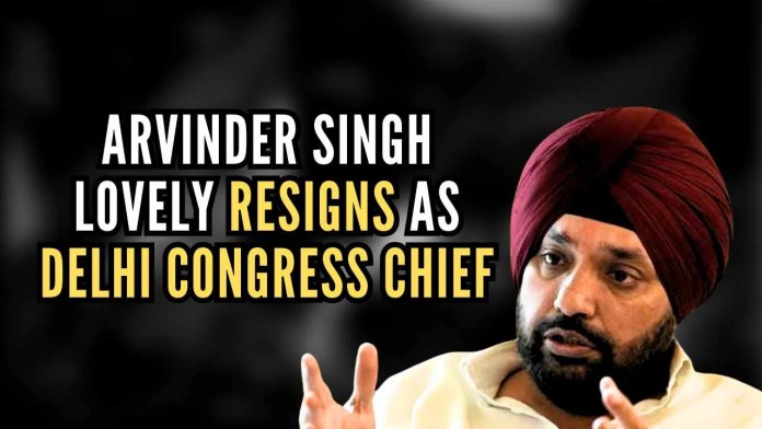 Delhi Congress chief resigns, cites party’s alliance with AAP Despite Aam Aadmi Party accusing the Congress over corruption, the party allied with them, says Arvinder Singh Lovely