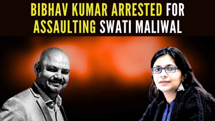 Bibhav Kumar arrested for assaulting Swati Maliwal Swati Maliwal in her FIR had alleged that Bibhav Kumar, the Delhi Chief Minister's secretary, assaulted her