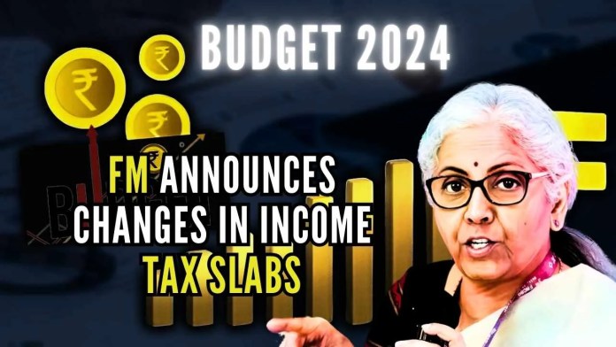 Budget 2024 FM Nirmala Sitharaman announces changes in income tax slabs On the personal income tax front, the FM introduced some tax slab changes in the new tax regime