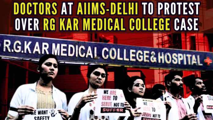 Doctors at AIIMS-Delhi to protest for justice in RG Kar Medical College case Doctors to protest at Jantar Mantar and have appealed to others from the medical community to join them