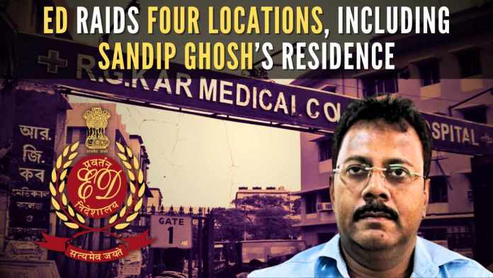 ED Raids Four Locations, Including Sandip Ghosh’s Residence in RG Kar Scam The ED’s action is part of an ongoing investigation into financial irregularities at the state-run hospital