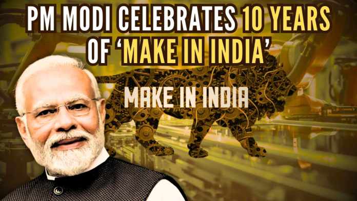 PM Modi celebrates 10 years of ‘Make in India’ PM Modi's message reinforces India’s commitment to becoming a major player in the global supply chain