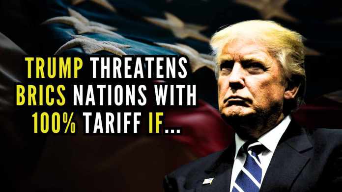 Trump threatens BRIC nations with 100% tariff if... (1) Trump's remarks come after the BRICS nations—Brazil, Russia, India, China, South Africa, and recently expanded to include Egypt, Iran, and the UAE—held a summit in Russia's Kazan in October