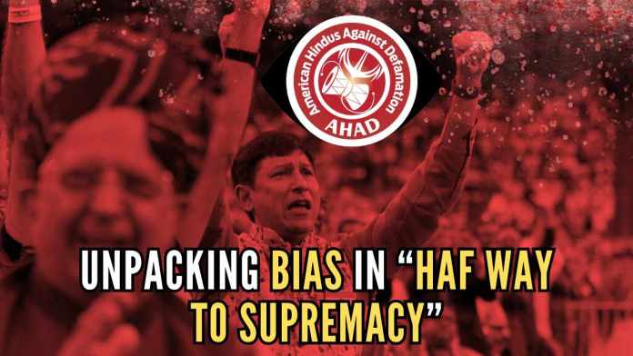 Unpacking bias in “HAF Way to Supremacy” The AHAD critique of