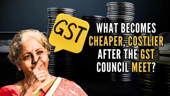 What Becomes Cheaper and Costlier After the GST Council Meeting The 55th GST Council meeting has brought several crucial changes, particularly impacting the taxation of products like used cars, popcorn, and healthcare services