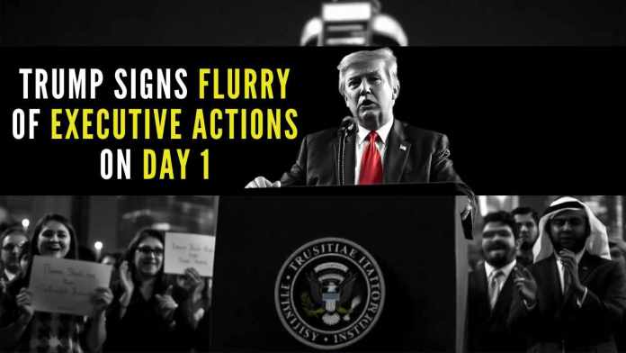 Donald Trump's executive actions on day one Trump’s inauguration and immediate policy actions underscore his intent to deliver on campaign promises and reshape the American political landscape in his second term