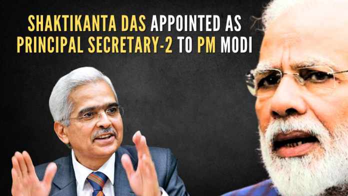 Shaktikanta Das appointed as second Principal Secretary to PM Narendra Modi Shaktikanta Das will serve alongside P K Mishra, who has been the Principal Secretary to the Prime Minister since September 11, 2019