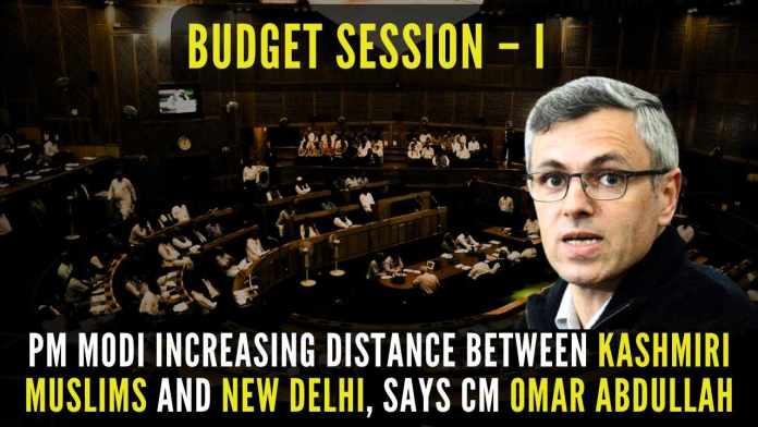 Budget Session – I The first day of the budget session witnessed a demonstration