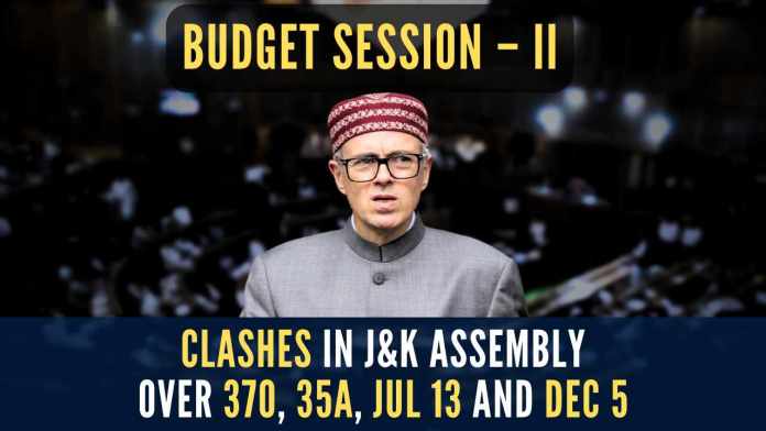 Budget Session – II What happened in the Assembly and outside between March 4 and 7 was not altogether unexpected. In fact, it was very much expected