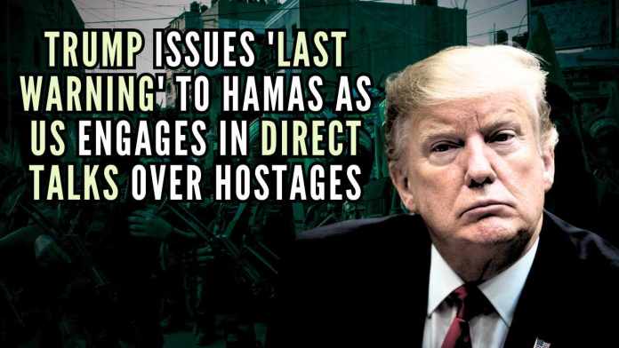 Trump to Hostages Washington’s direct engagement with Hamas marks a significant shift in US policy, as the country has historically refrained from negotiating with groups it designates as terrorist organizations