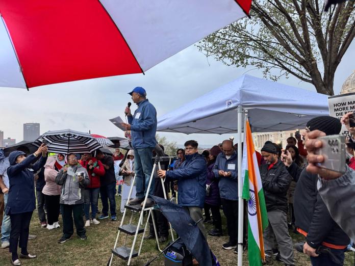 Sunil Puri in vigil