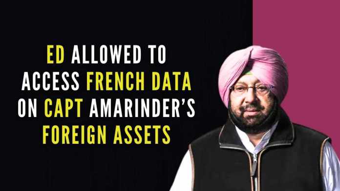 Punjab & Haryana HC allows ED to access info shared by France with IT Department in Capt. Amarinder Singh case Court rejects Captain Amarinder Singh’s plea, ruling that ED can inspect French data shared with the IT Dept on his family’s overseas accounts and property