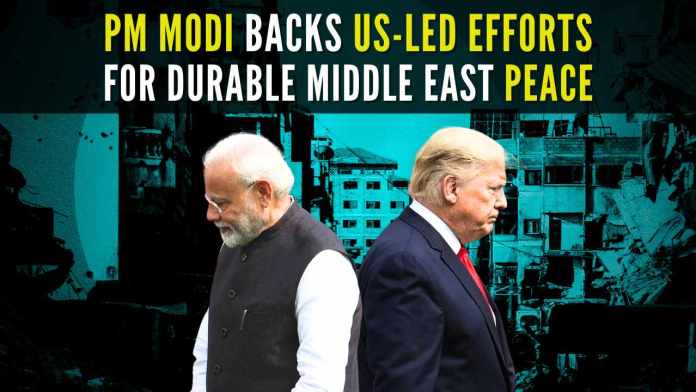 PM Modi backs US-led efforts for durable Middle East peace The announcement came hours after Trump gave the group an ultimatum to agree to his plan by Sunday evening (US time) or face “all hell”