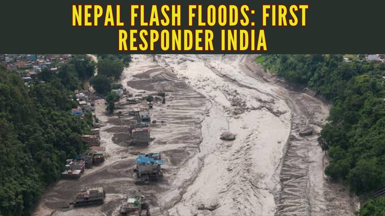 Indian Air Force aircraft, rescue teams and relief supplies arriving in flood-hit Nepal as India leads the emergency response
