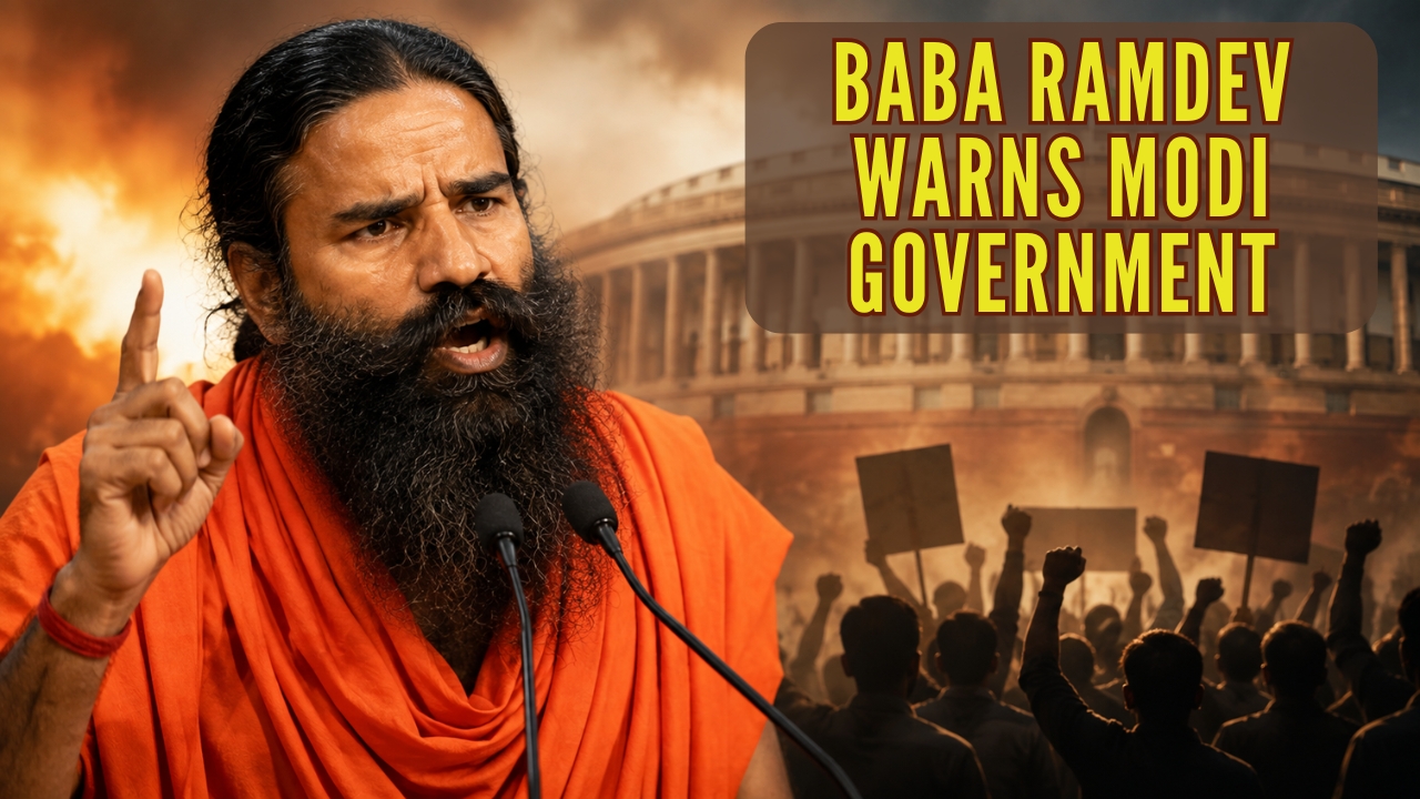 ‘Fix the ghapla or I’ll protest again’: Baba Ramdev warns the Modi government over education and government job recruitment