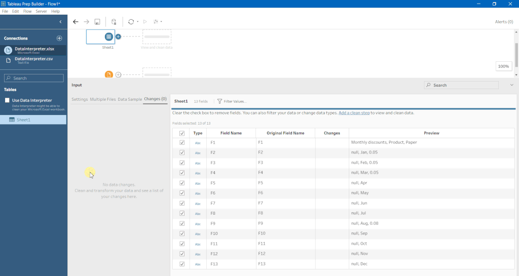 How to Promote Column Headers with Tableau Prep Builder | phData
