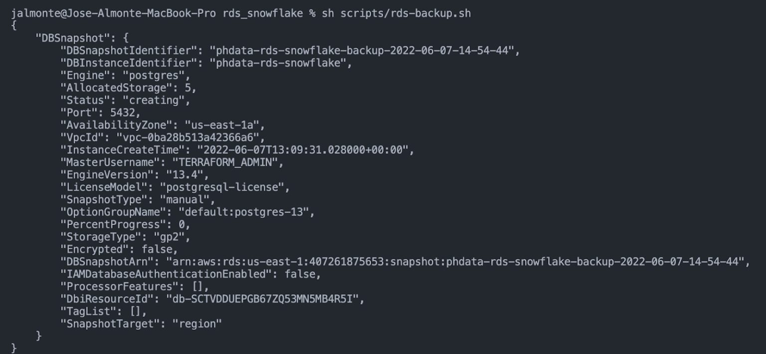 How to Load an AWS RDS Snapshot Into Snowflake phData